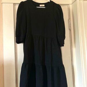 Anthropologie Tiered Sweatshirt Dress, size L